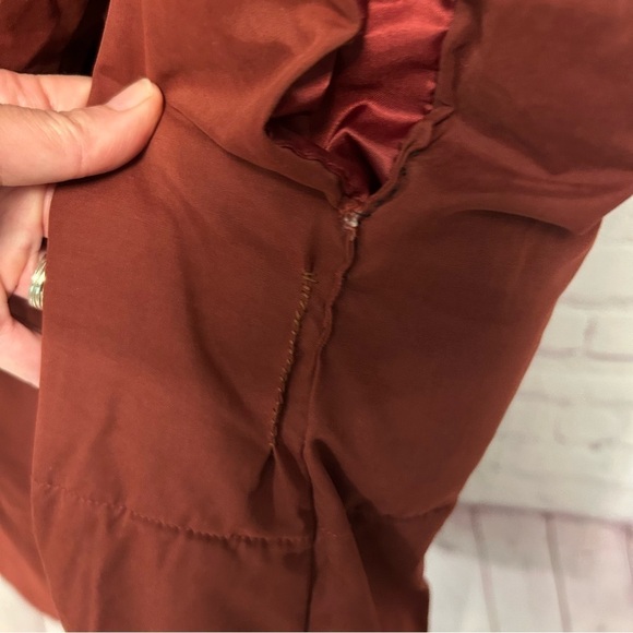 Sweet Baby Jamie long line burgundy full zip puffer coat, ladies size XS Ruby - Picture 4 of 11